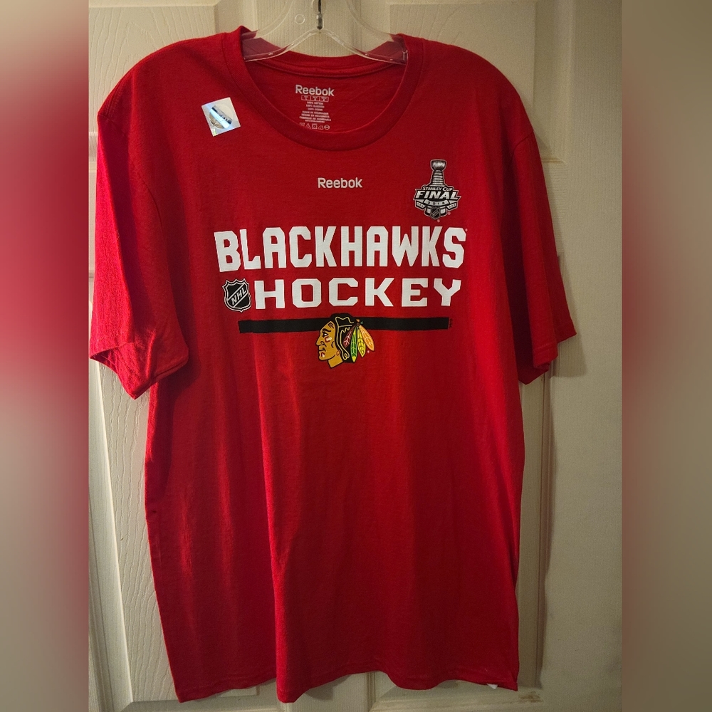 2018 NHL Stanley Cup Finals Blackhawks Reebok size L